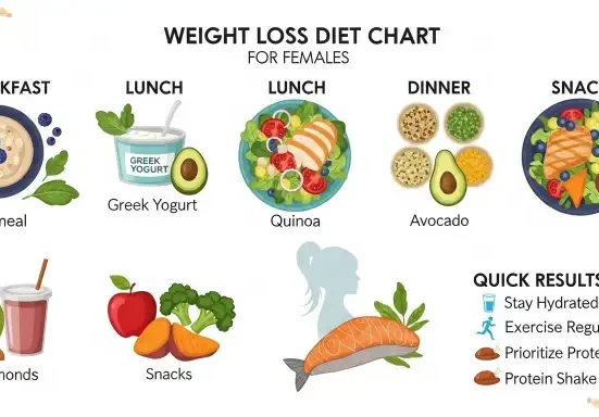 Weight Loss Diet Chart For Females Best Diet Quick Result