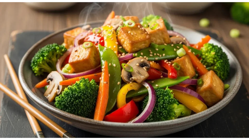 Vegetable Stir-Fry with Tofu_