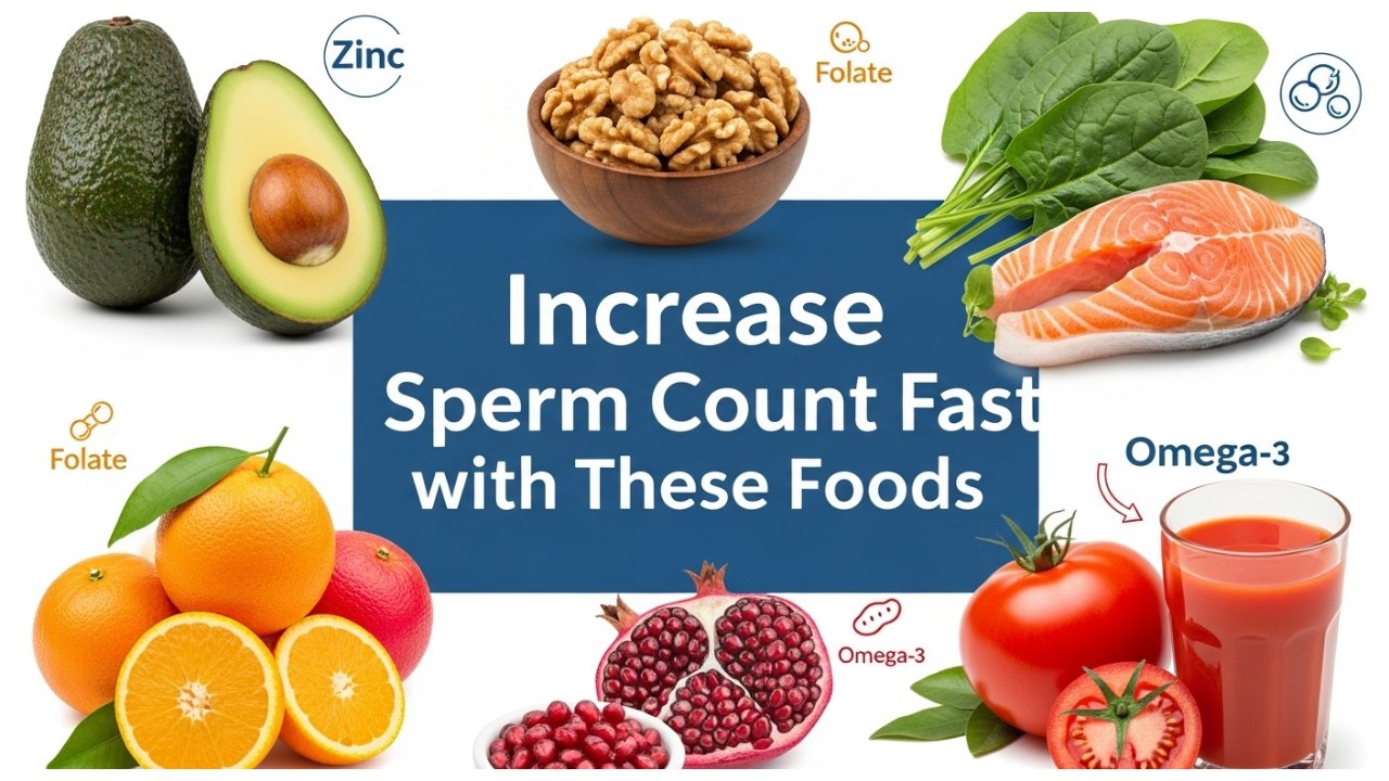 Increase Sperm Count Fast with These Foods