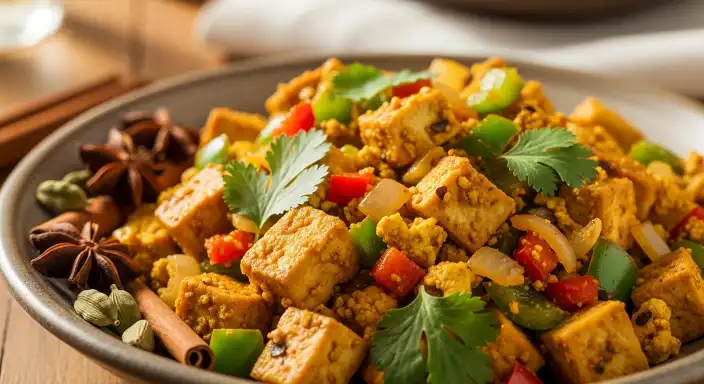 Garam Masala Tofu Scramble