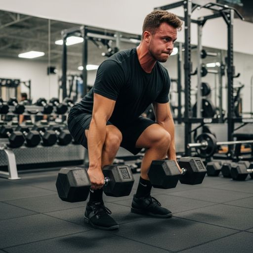 Dumbbell Deadlifts
