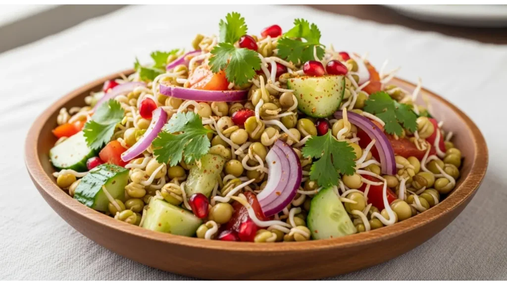 Sprouted Moong Salad