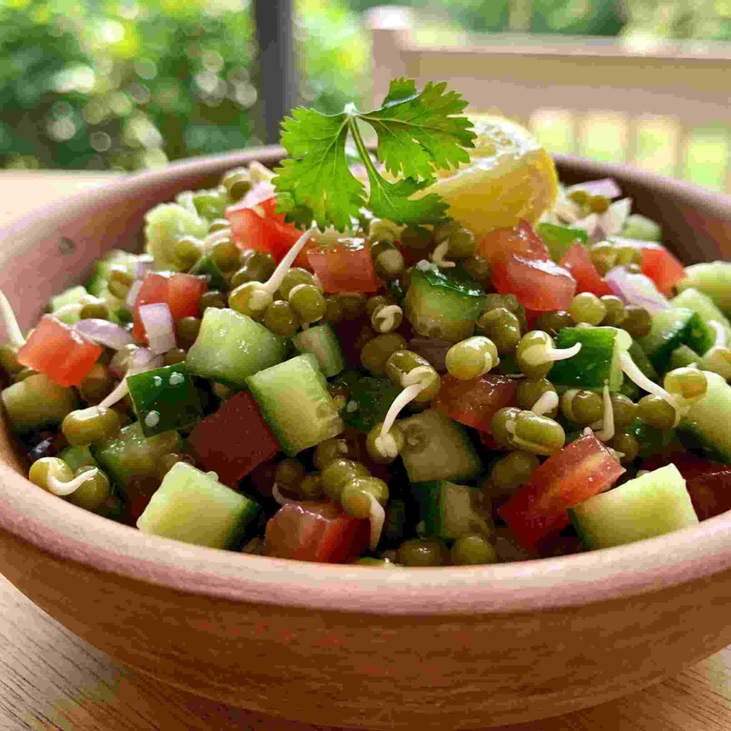 Sprouted Moong Salad