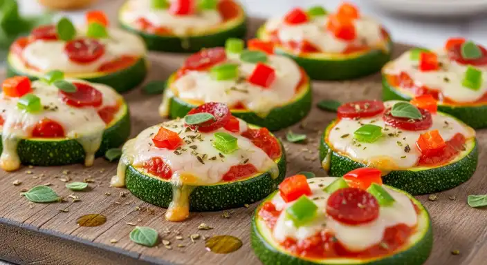 Zucchini Pizza Bites