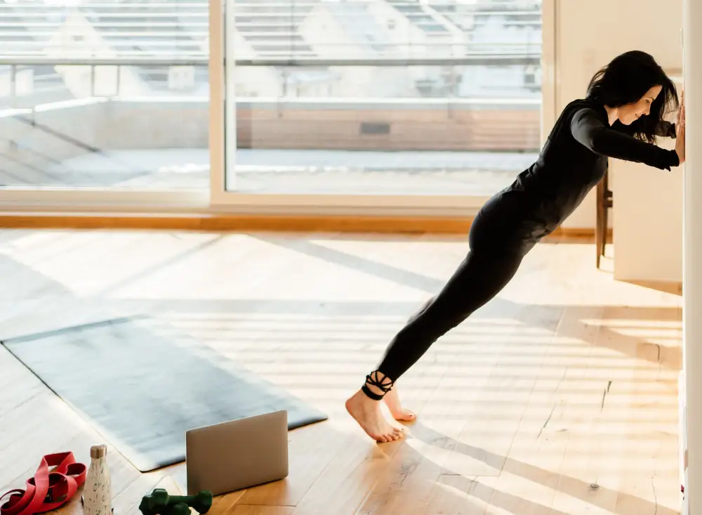 women Wall Push-up