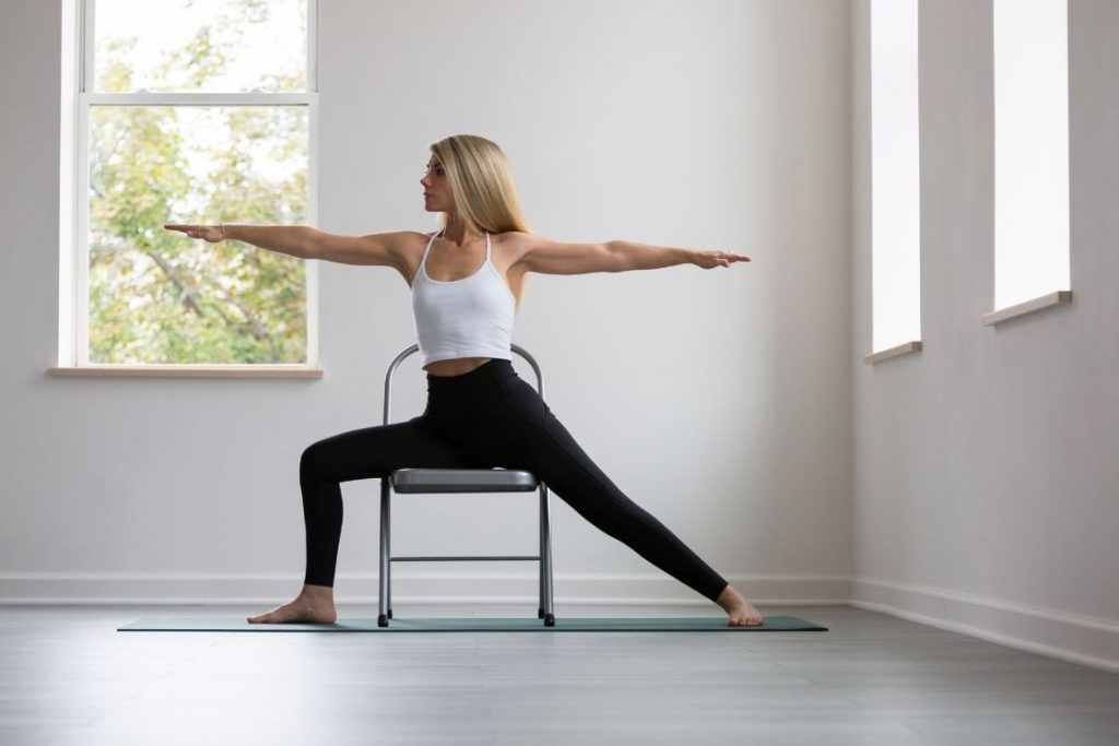 Chair Warrior Pose